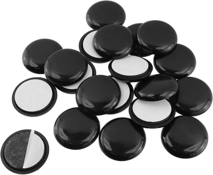 Antrader 1.5 Inch Self-Stick Furniture Round Felt Pads Wood Floor Protectors – Protect Your Hard Floors from Furniture Scratches, Pack of 48, Black