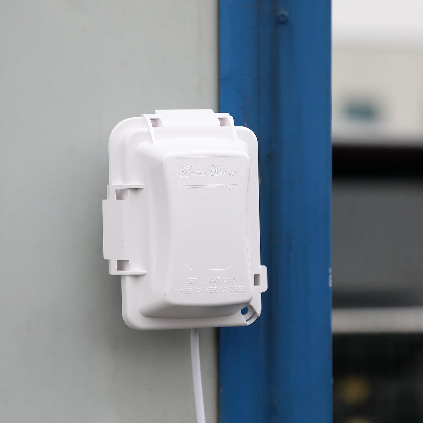 Bates- Weatherproof Electrical Outlet Cover, 1-Gang Outdoor Plug Cover | For Protection Against Rain Dust & Outdoor Use