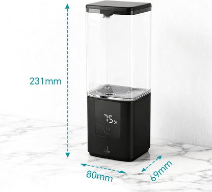 LAOPAO Soap Dispenser, Automatic Soap Dispenser Wall Mount Rechargeable Foaming Soap Pump for Bathroom Kitchen, Touchless Foam Soap Dispenser for Dish/Hand/Shower Soap, Home & Commercial, 540ml, White