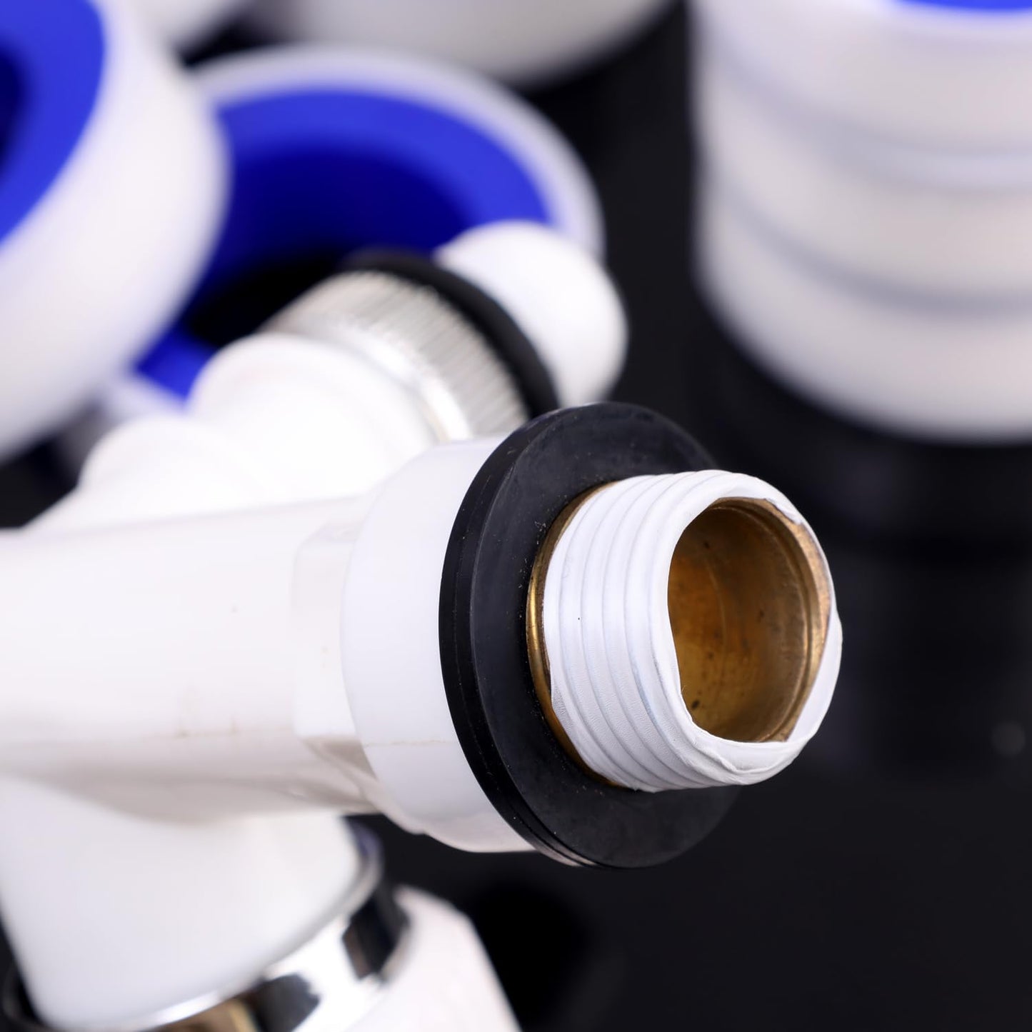 10Pcs Water Pipe Stop Leaks Sealing Tape Sink Drain Pipe Thread Duct Tapes Plumbing Fitting Repair Tool Waterproof PTFE Sealant Tape ﻿