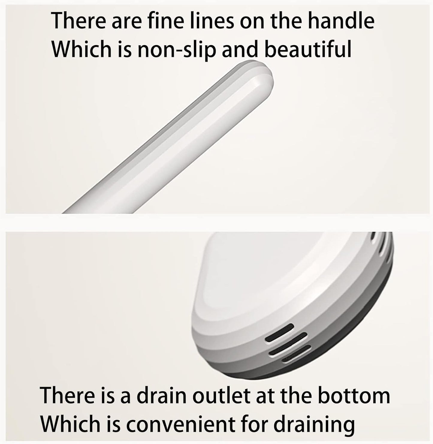 Small Silicone Toilet Brush with Crevice Brush-Silicone Bristles, Gentle on Toilets | Bathroom Accessories for RVs, Trailers, Campers | Anti-Roll, Anti-Drip Wall-Mounted Design for Travel