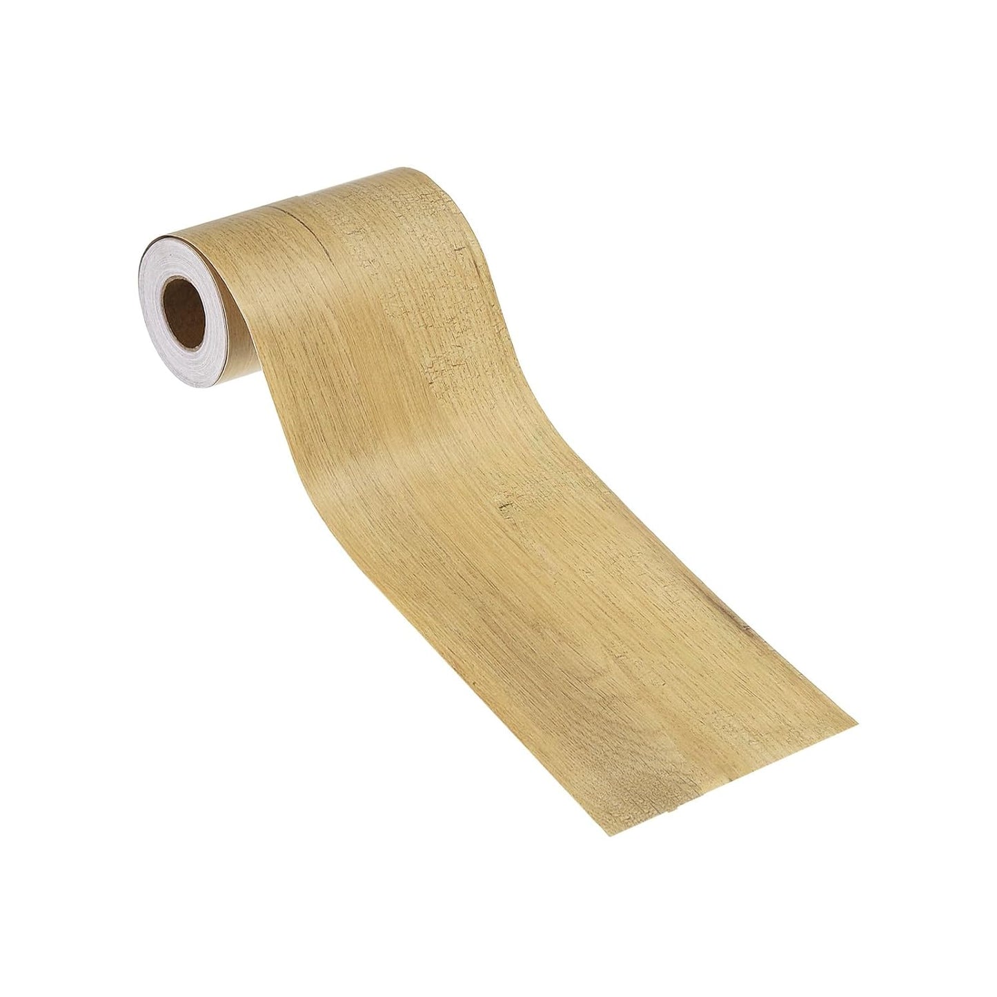 PATIKIL Self Adhesive Wood Grain Repair Tape 33'x 3", Multi-Use Realistic Wood Grain Repair Patch for Furniture Floor Door Table Chair Windows Handicraft DIY, Yellow Teak