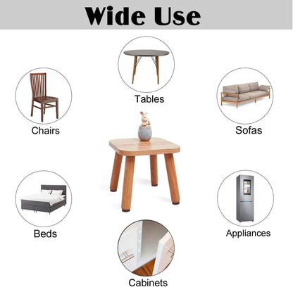 Felt Furniture Pads 300 Pieces, Furniture Pads for Hardwood Floors, Felt Pads for Chair Legs Furniture, Floor Protectors for Furniture Black