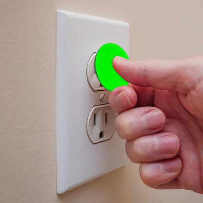 Pure Blue Color Outlet Covers Baby Proofing - Plug Covers for Electrical Outlets, Child Proof Socket Covers, Baby Safety Products for Home, Office