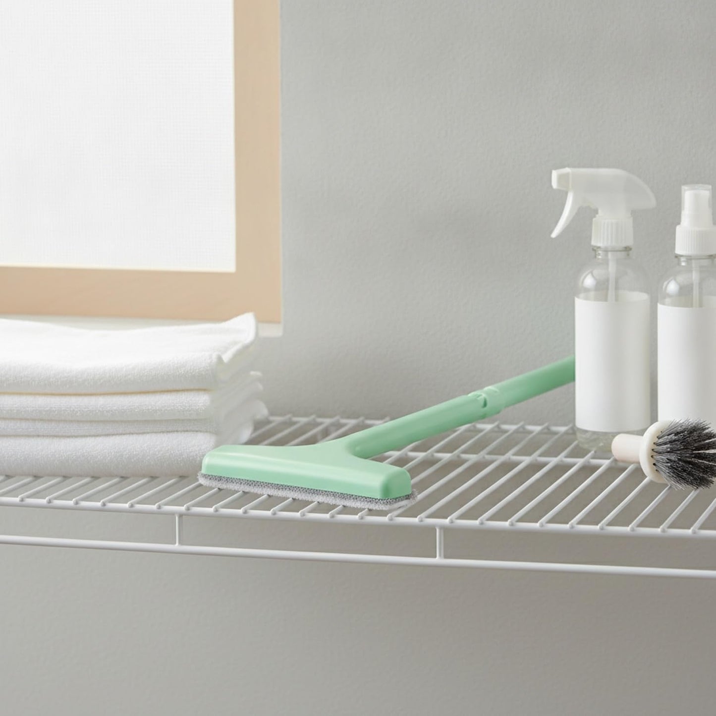 Home Window Care: Double-Sided Screen Cleaning Brush for in-Frame Mesh Maintenance, Durable PP Tool (1 Piece)