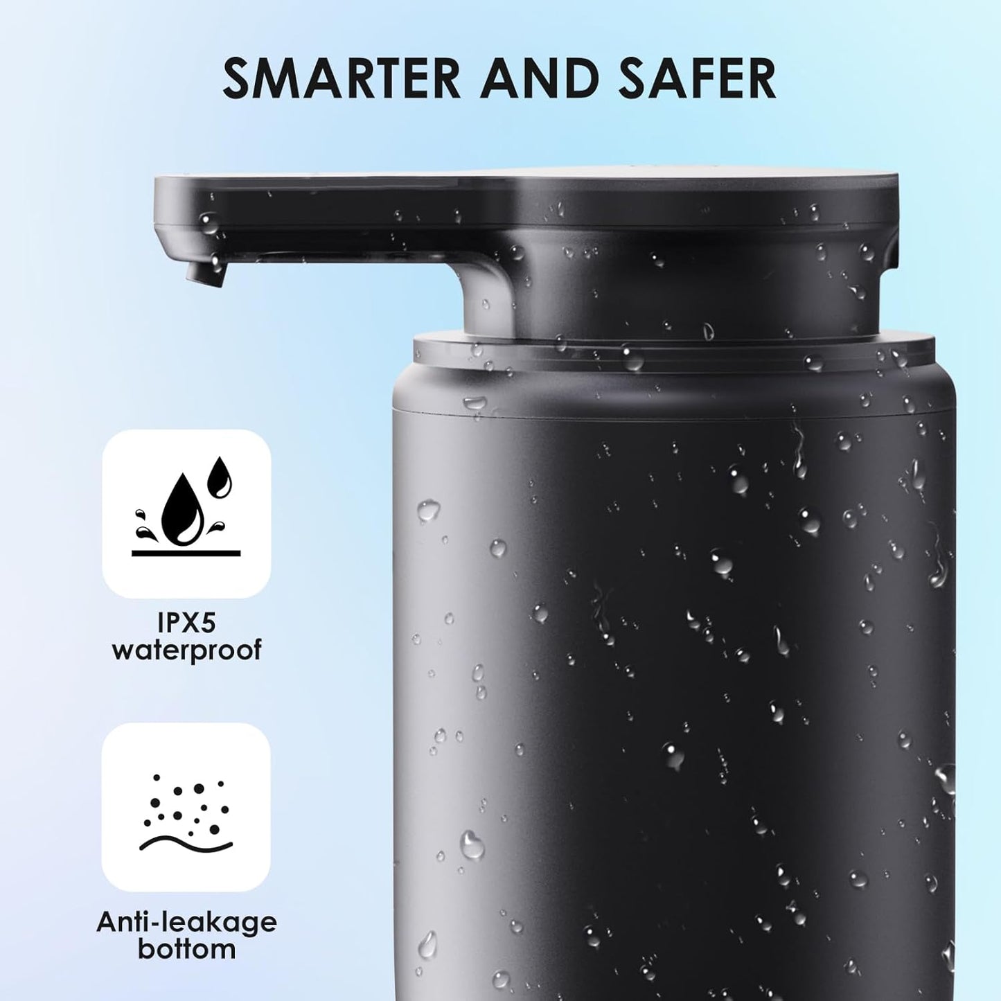 Automatic Soap Dispenser Touchless Foaming: Soap Dispenser Rechargeable for Bathroom