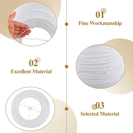 Fenteer Rice Paper Floor Lamp Shade, Foldable Minimalist Lampshade for Floor Lamps, Soft Warm Light Cover for Bedroom, Living Room, Study and Home Decoration