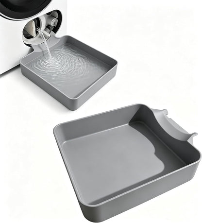 Universal Front-Load Washing Machine Drain Pan, Washer Drain Pan, Washing Machine Drainage Tray, Easy Installation for Apartments, Garages, and Rentals (drip Tray)