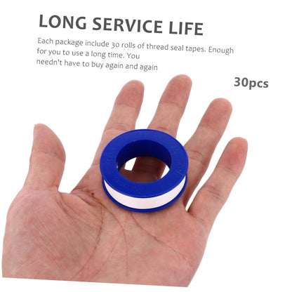 Kichvoe 20pcs PTFE Plumber Thread Sealant Tape Adhesive Tape for Gas Drinking Water Hose Faucets Leak Prevention and Pipe Maintenance