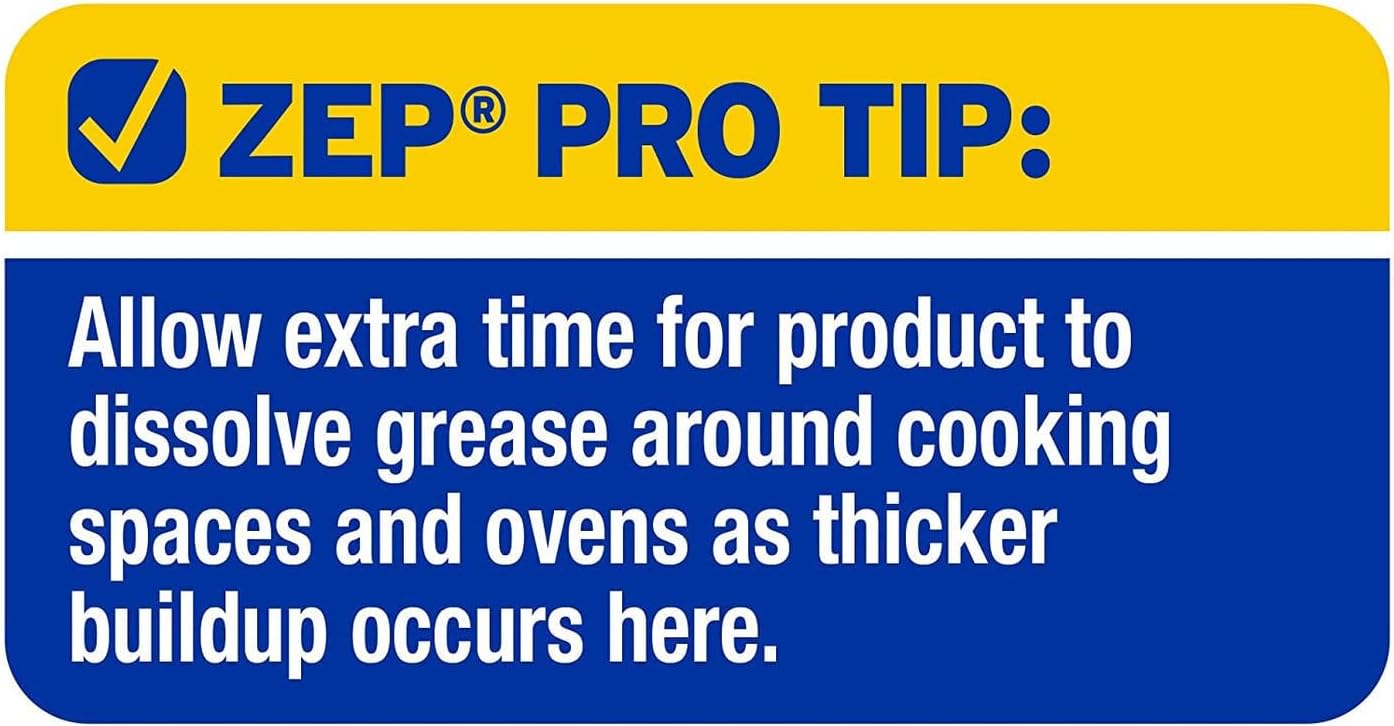 Zep Heavy-Duty Citrus Degreaser and Cleaner - 24 oz (Case of 2) ECZUCIT242 - Restaurant Grade, Removes Oil, Grease, Adhesive, and Kitchen Soil on Stovetops, Appliances
