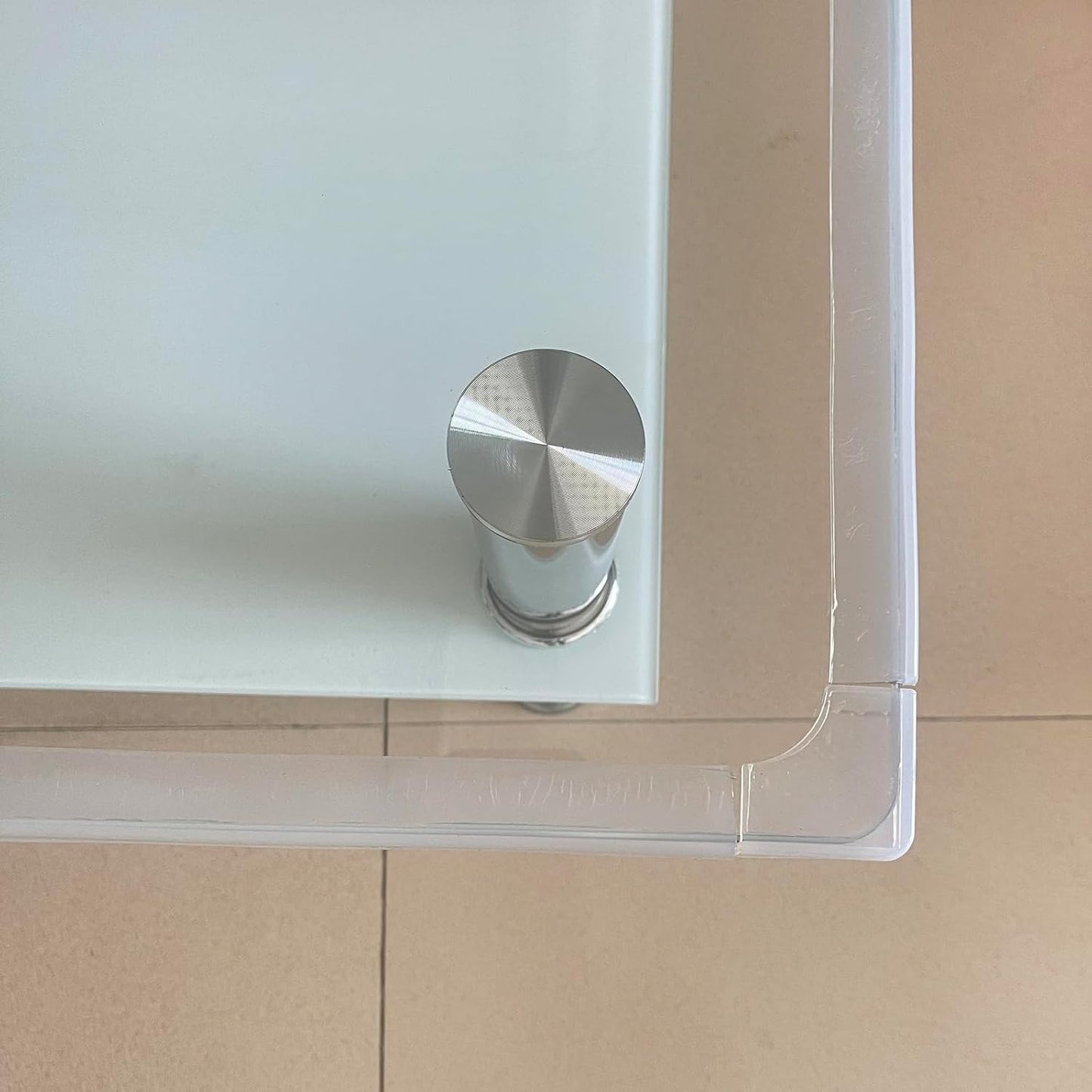 Silicone Clear Corner Protector Baby Proofing Furniture Guard, 4 Count | Food-Graded, Pre-Taped Adhesive, Flexible‌ Table Cabinets Counter Edge Bumper, Kids Child Safety Proof, 5/8" Depth
