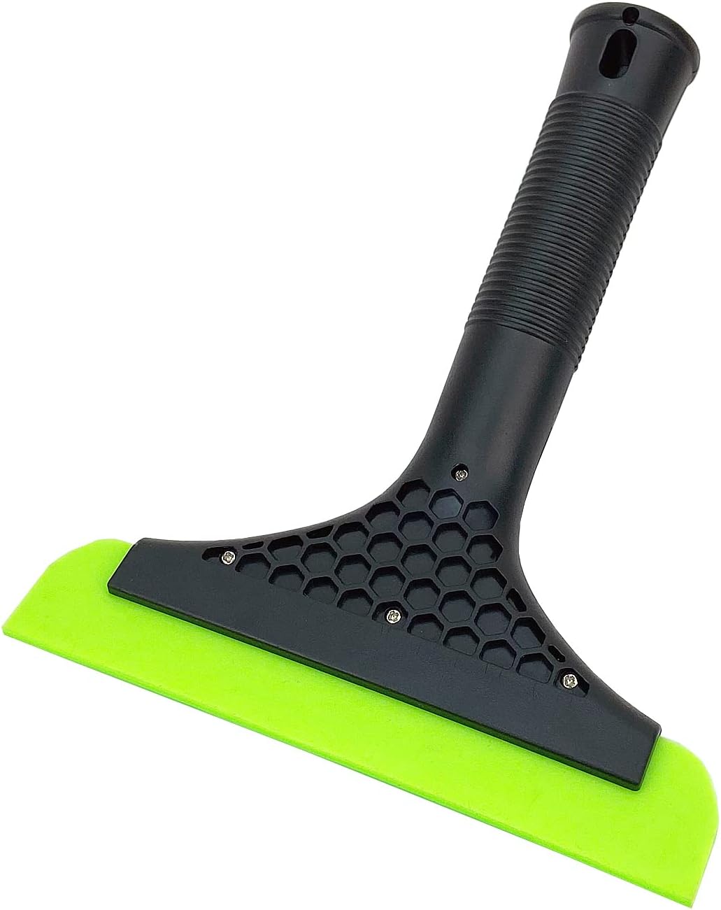 Super Flexible Silicone Squeegee, Auto Water Blade, Water Wiper, Shower Squeegee, 5.9'' Blade and 7.5'' Long Handle, for Car Windshield, Window, Mirror, Glass Door