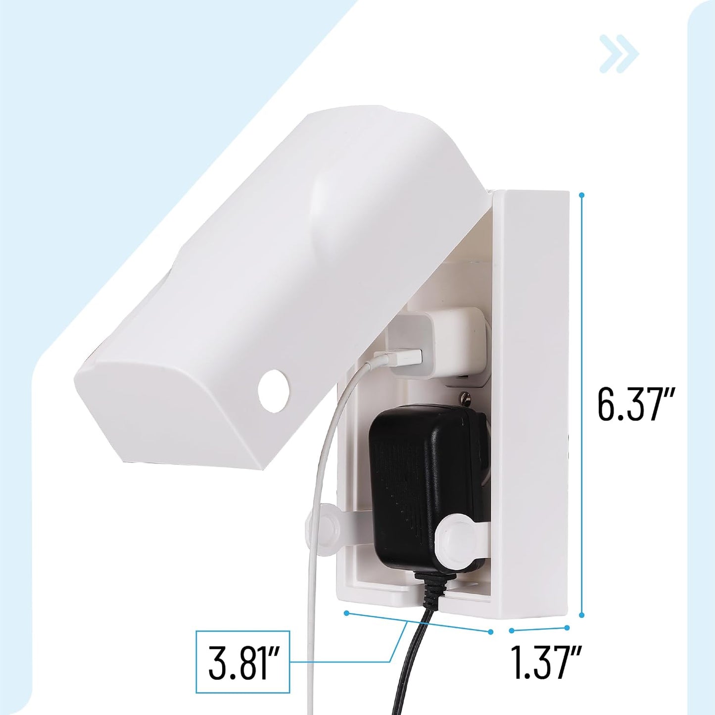 Bates Baby Safety Outlet Cover Box - Plug Covers for Electrical Outlets, Child Proof Outlet Cover, Socket Covers for Outlets