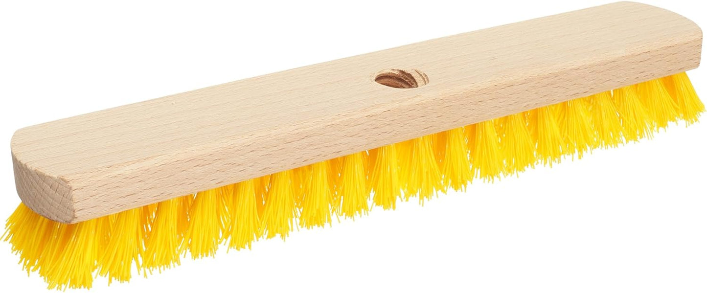 Deck Scrub Brush Head 7.87" - Heavy Duty Concrete & Wooden Deck Scrub Brush With Hard Nylon Bristles