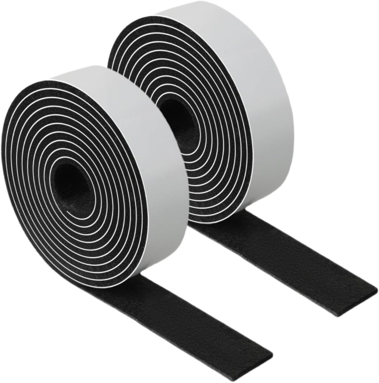 Furnigear Felt Strips with Adhesive Backing Heavy Duty Cuttable Felt Tape Roll Furniture Pads for Chair Legs - Protecting Hardwood Floors, Chair Wall Protector (Black, 80 x 0.5 x 0.14 Inch)