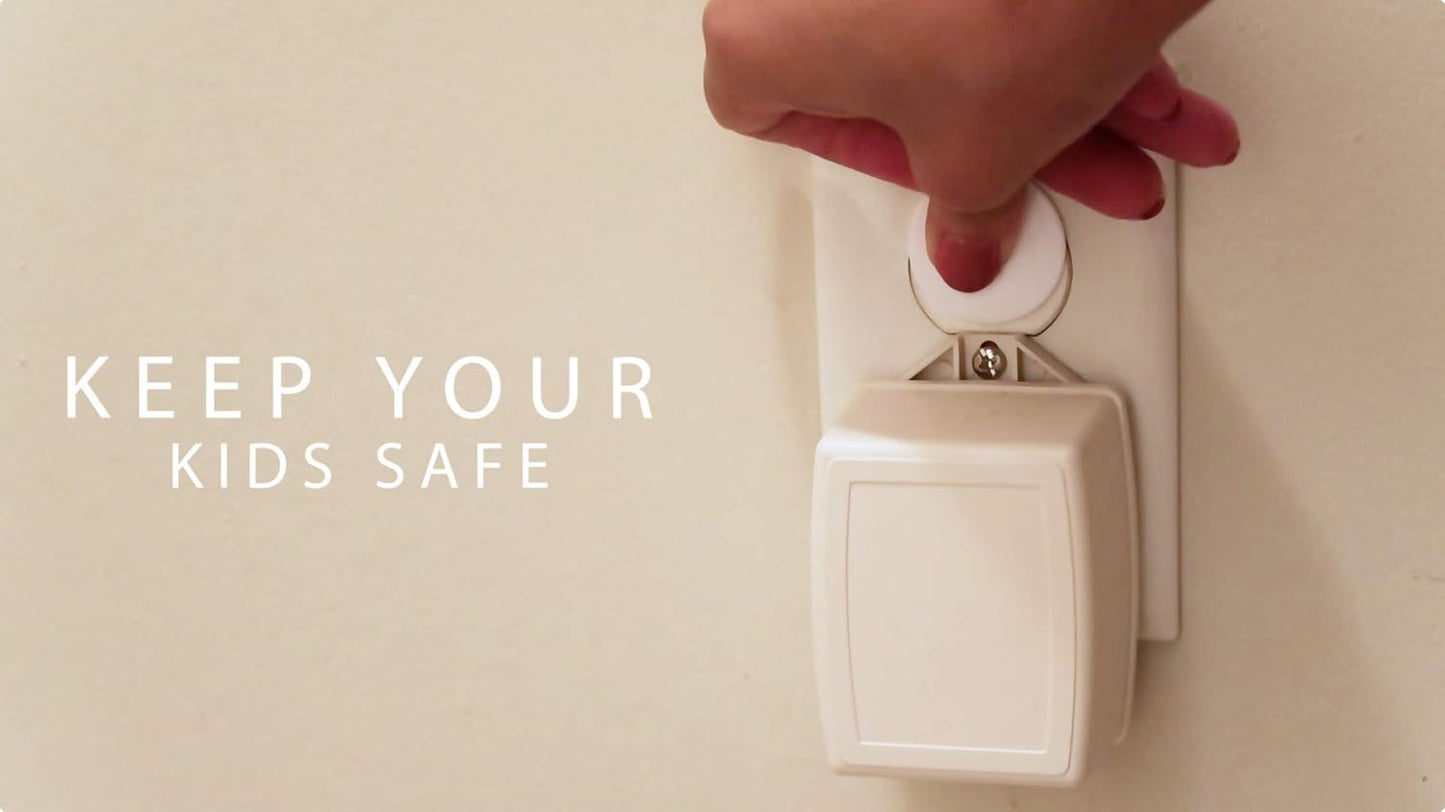 Vmaisi 62 Pieces Outlet Covers ChildProof Plug Protector - Baby Proofing Electrical Safety Outlet Plugs for Unused Wall Outlets, Home Travel Hotel Child Safety | for Unused Wall Outlets, Home Travel Hotel Child Safety