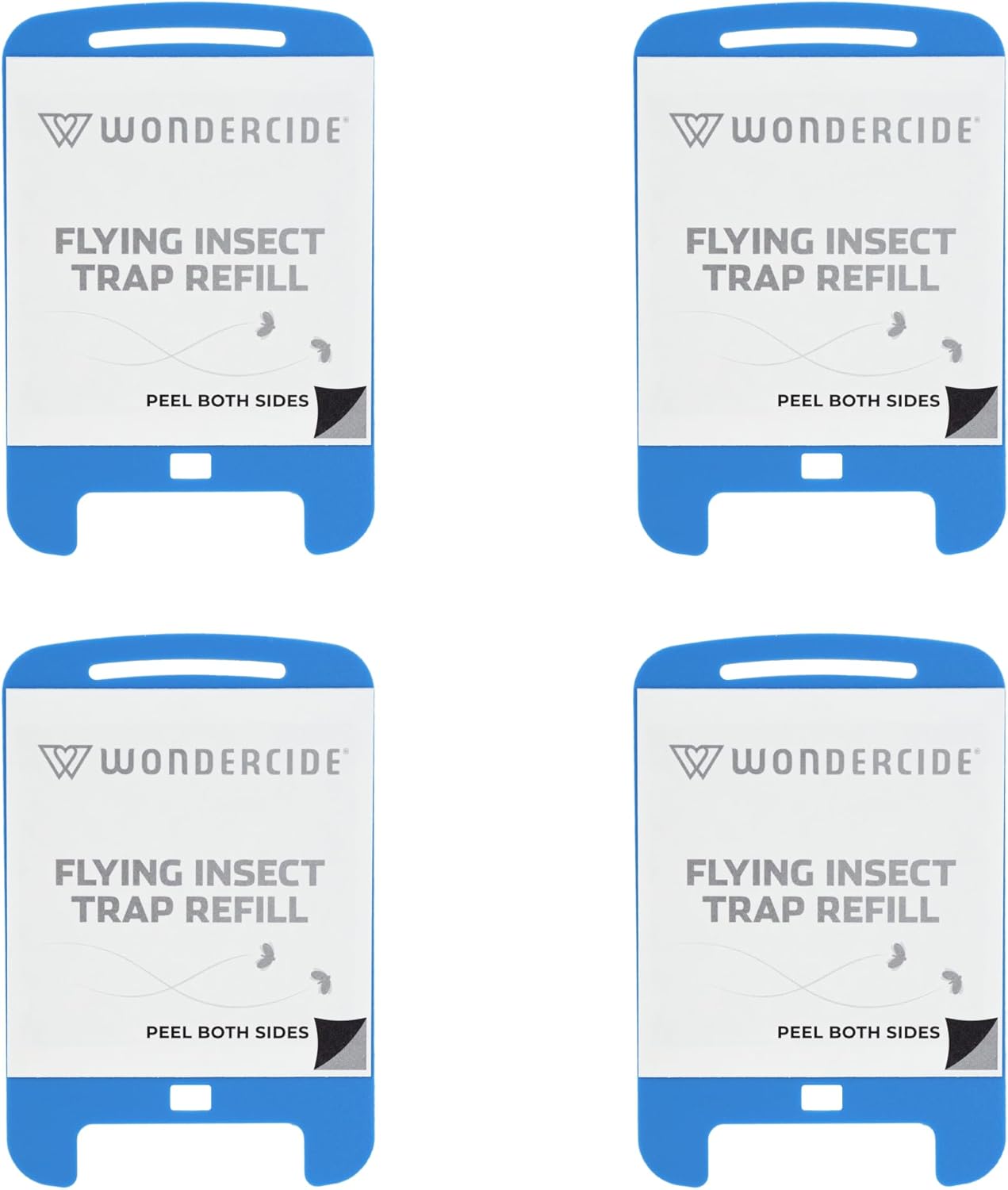 Wondercide - Flying Insect and Fly Trap - Indoor Bug Catcher for Fruit and House Flies, Gnats, Moths, and Mosquitoes - Starter Kit for Home and Kitchen - 1 Plug-in Light and 1 Cartridge