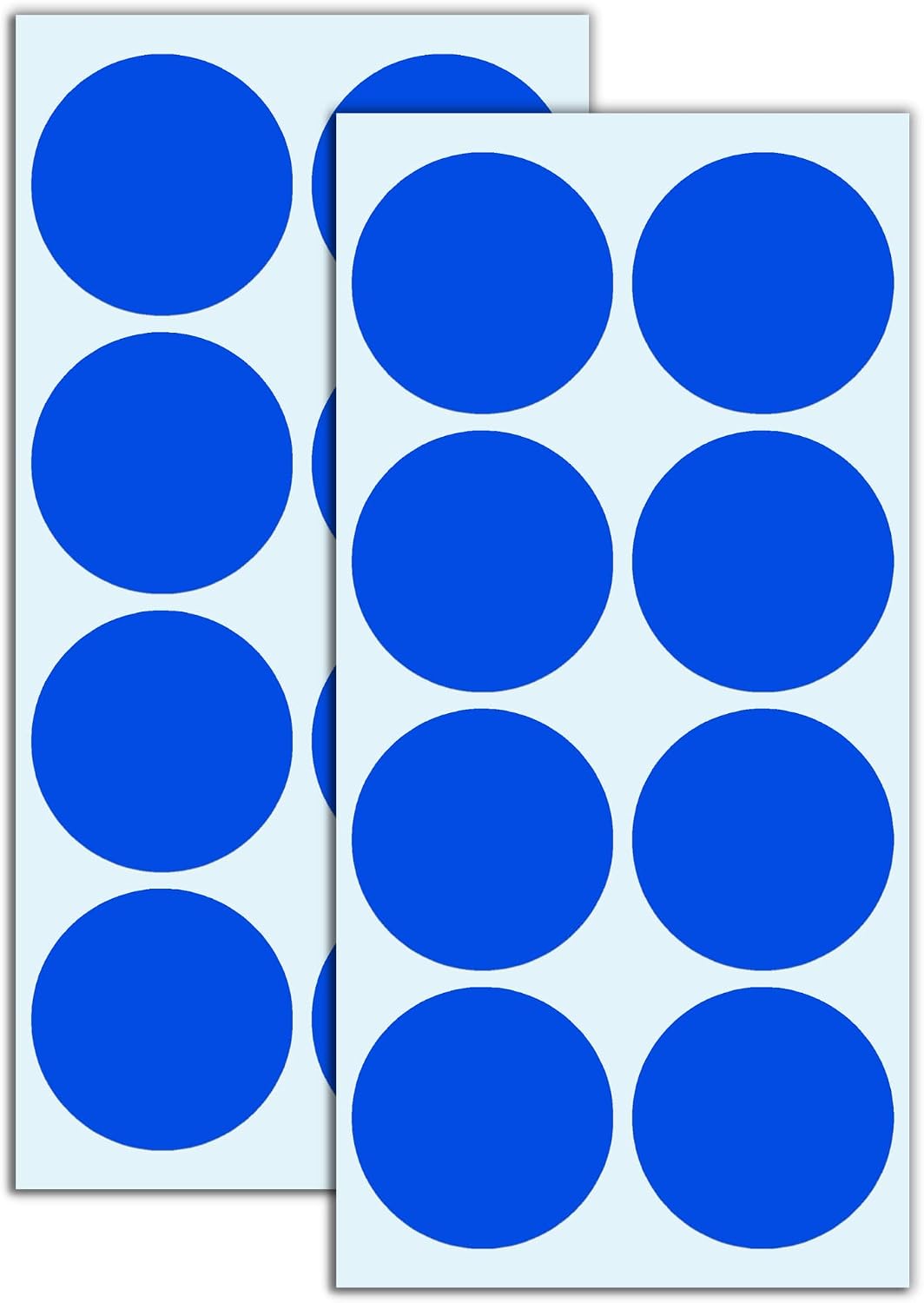 2" Round Large Colored Moving Stickers Labels - 10 Colors, Pack of 240