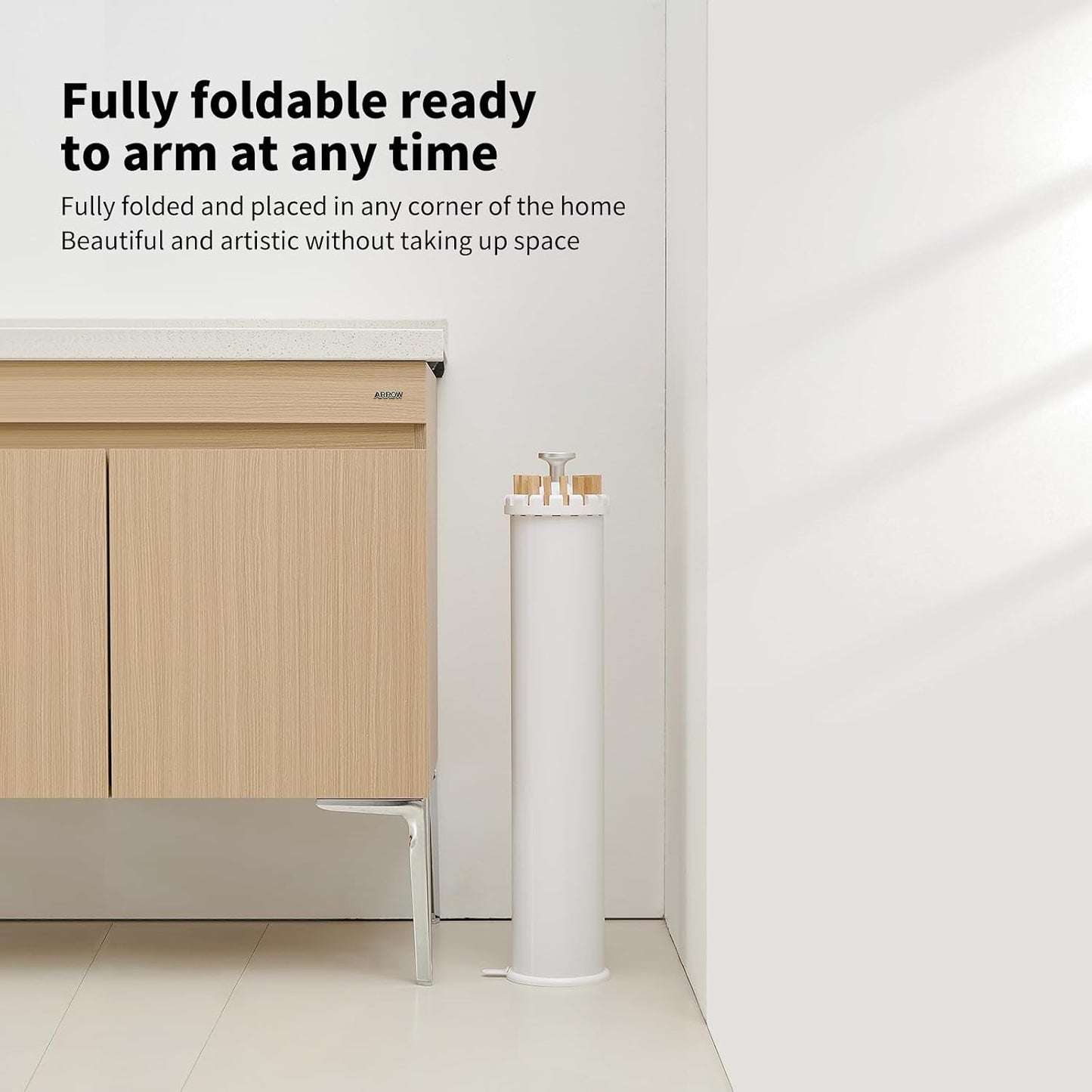 RFOUO Wall Mounted Clothes Drying Rack Tripod,Foldable Drying Rack,Wall Mounted Dryer Rack Clothing,Over The Door Drying Rack for Laundry Bedroom Household Aluminium