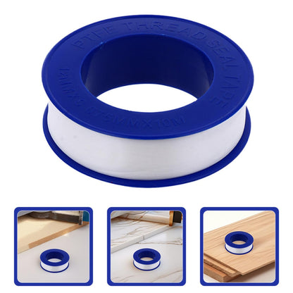 Healeved PTFE Tape High Temperature Resistant 12 Rolls and Pipes for Plumbing Pipe Joints Thread Seal Tape for Home Sealing Applications