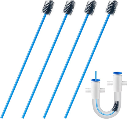 2 PCS Condensate Trap Flexible Drain Brush, 48 Inch Drain Line Cleaning Brush, Condensate Traps Clean for Condensate P-Trap and HVAC Systems