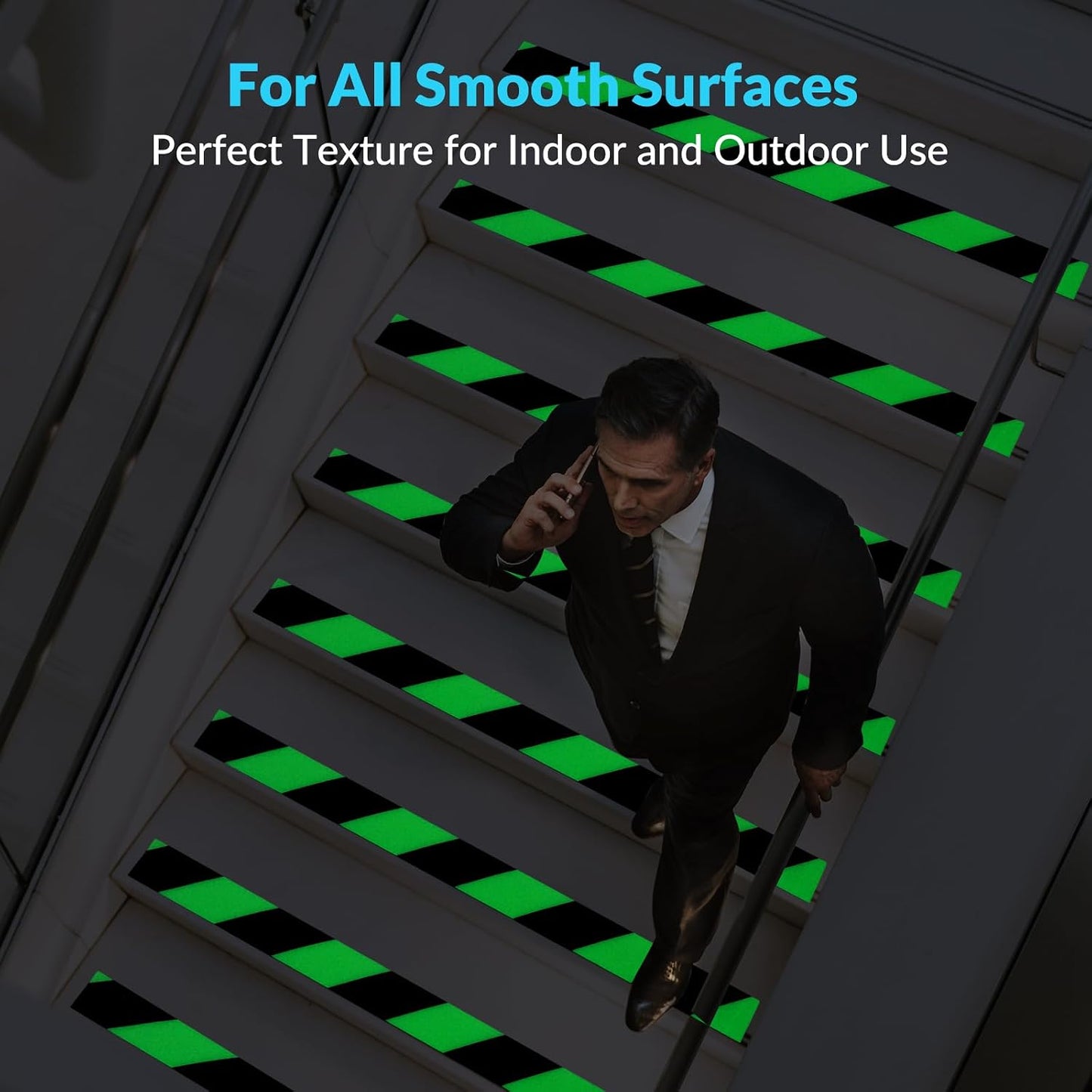 Lifegrip Anti Slip Tape, 4 Inch x 15 Foot Non-Slip Traction Grip Tape for Stairs, Waterproof Stair Treads Grip Non Slip, Non Skid Tape for Steps, Outdoor Black Grip Tape (4" X 15')