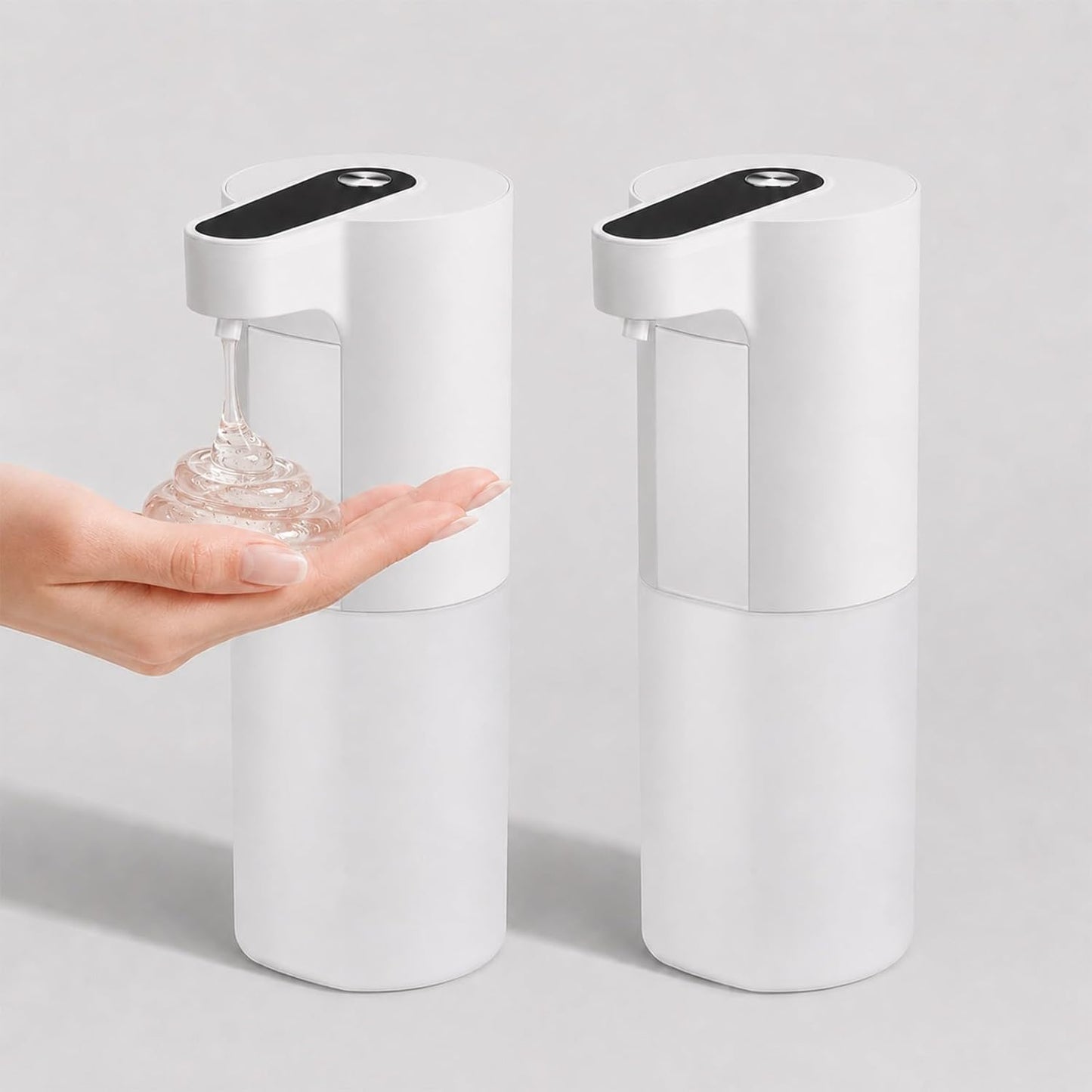 Automatic Soap Dispenser Touchless, Liquid & Foaming Soap Dispensers, USB Rechargeable Smart Hand Soap Dispenser, 3-Level Adjustable, 12.2oz/360ml (Gel Version and Foam Version)