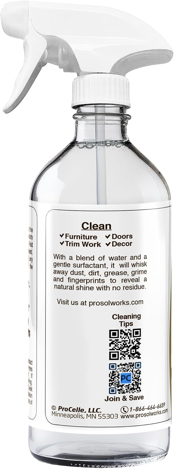 Degreaser Cleaner Heavy Duty Cleaning Spray 16 oz - Kitchen Cleaner for Stubborn Splatters, Stove Top, Grill, Drip Pans, & Oven Cleaner - Safe on All Surfaces - Fresh Scent