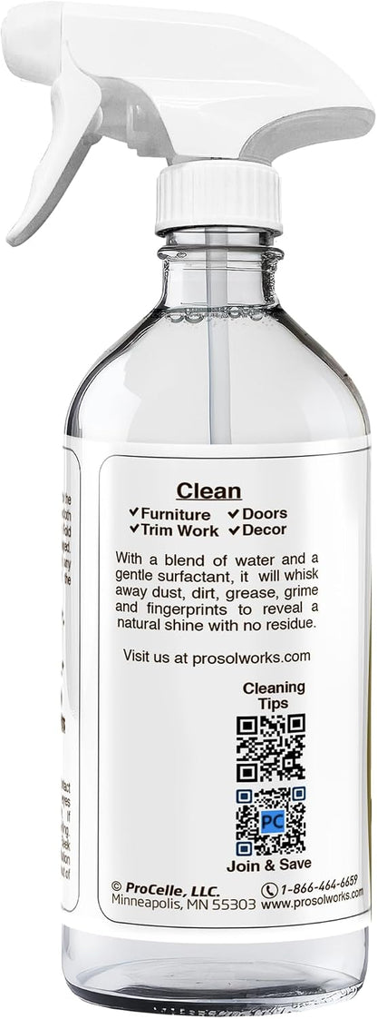 Degreaser Cleaner Heavy Duty Cleaning Spray 16 oz - Kitchen Cleaner for Stubborn Splatters, Stove Top, Grill, Drip Pans, & Oven Cleaner - Safe on All Surfaces - Fresh Scent