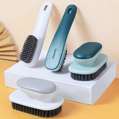 Laundry Scrub Brush 2 Pack Soft Bristle Brush Cleaning Brush for Stains Clothes Scrubbing Brush Household Cleaning Tool for Bathroom Countertops Bathtubs