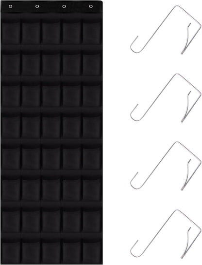 35Large Pockets Over The Door Shoe Organizer, Mesh Pockets Shoe Holder Rack, Capacity Shoe Hanging Storage，door shoe rack With 4 Metal Hook.