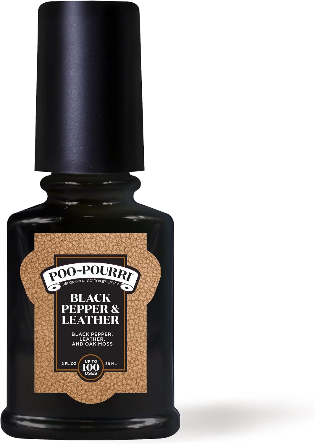 Poo-Pourri Before-You-Go Toilet Spray, Bamboo Rain, 2 Fl Oz, Up to 100 Uses, Bathroom Odor Deodorizer with Essential Oils for Home or Work, Travel Essentials, TSA Approved Size, Bamboo & Fresh Grass
