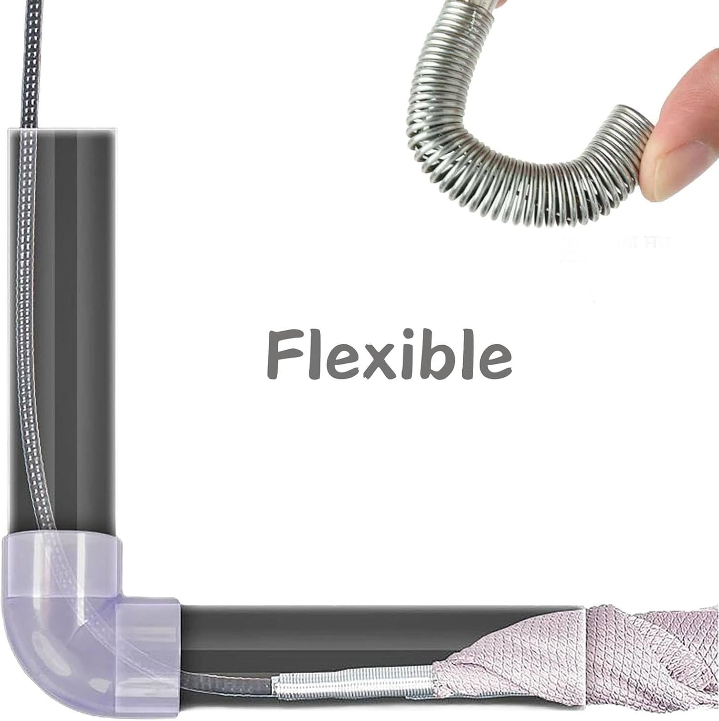Drain Snake,76 inch Flexible Grabber Claw Pick Up Reacher Tool,Drain Clog Remover - Gutter Cleaning Tools for Home Sink, Bathroom Tub,Drain, Toilet, Tight Spaces