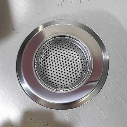 Kitchen Sink Drain Strainer Sink Stainless Steel Protectors for Kitchen Sink Stopper Dishwasher Safe Catcher Basket Cover Filter Trap Screen Large Wide Rim 11.5cm/4.5" Diameter (2.75in)