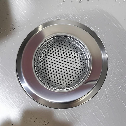 Kitchen Sink Drain Strainer Sink Stainless Steel Protectors for Kitchen Sink Stopper Dishwasher Safe Catcher Basket Cover Filter Trap Screen Large Wide Rim 11.5cm/4.5" Diameter (2.75in)
