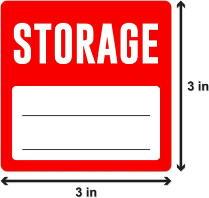 Storage Labels Stickers, Moving Labels for Moving Boxes (Red,Yellow,Blue,Green, 4 Labels per Sheet, 252 Labels Total)