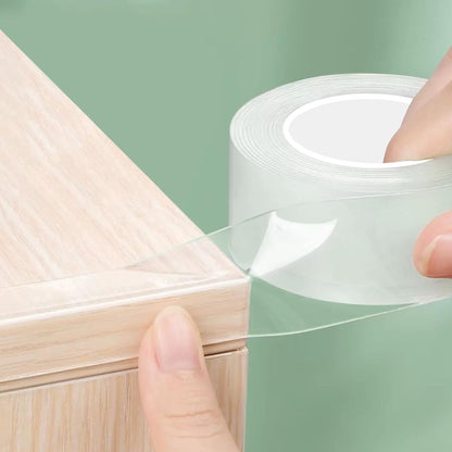 Corner Protectors Baby Proofing,2 in x 6.6ft Clear Edge Protector Strip,Furniture Corner Guards,Cabinets,Tables and Window Sill Sharp Corner Safety Bumpers