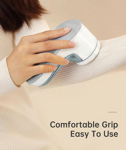 Fabric Shaver, Electric Lint Remover for Clothes & Furniture, Sweater Shaver & Pilling Remover, Depiller with 2 Extra Blades Included, Lint Shaver for Clothing - Battery Operated