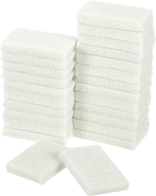 uxcell Furniture Pads, 24Pcs 1.4"x0.9" - Rectangle Self Adhesive Felt Furniture Pads, Hardwood Floor Protectors for Furniture Feet Chairs Legs (Black)
