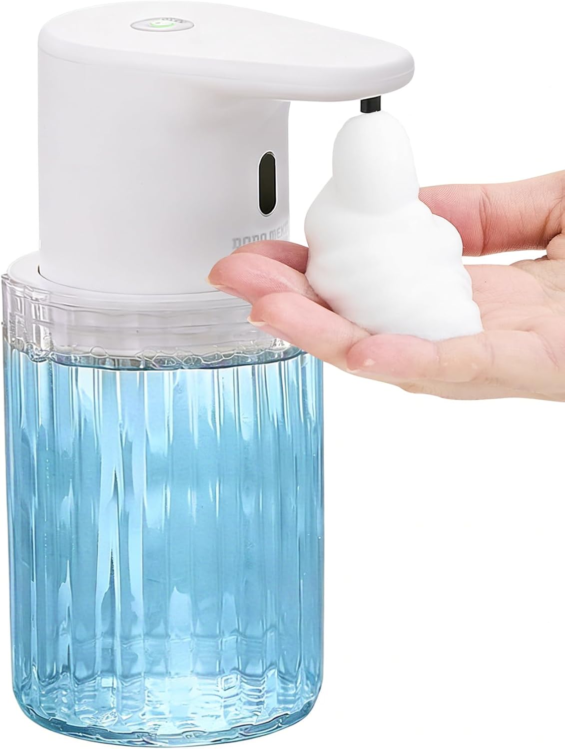 Automatic Foaming Soap Dispenser Touchless, 3 Adjustable Liquid Levels, 10oz/300ml Rechargeable, IPX7 Waterproof for Bathroom, Kitchen, Black