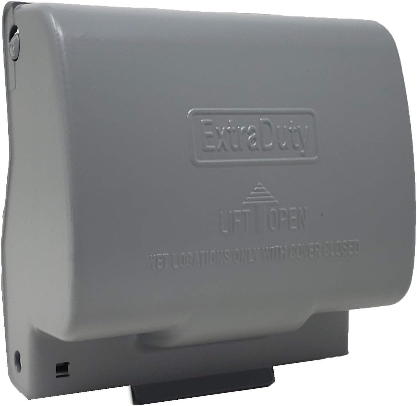 Sealproof 1-Gang Vertical Metal Weatherproof Lockable While In Use Outdoor Outlet Receptacle Cover, 7-in-1 Configurations