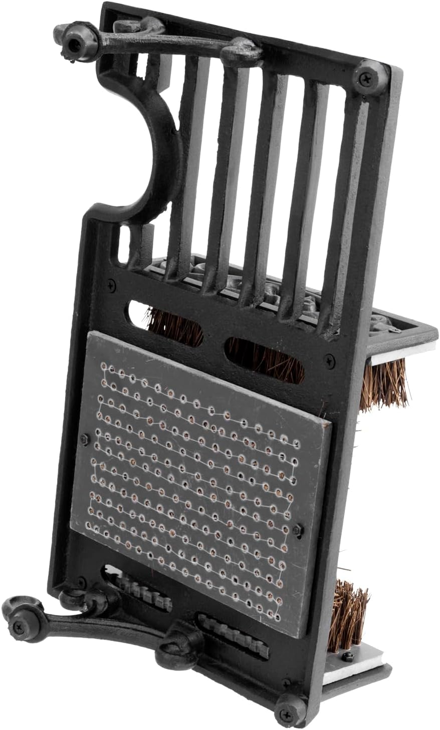 Boot Scraper Outdoor Shoe Brush with Flaps,Cleaning Heavy-Duty Shoe Cleaner and Boot Scrubber for Mud,Dirt, Snow,Durable Weather-Resistant Outdoor Shoe Cleaning Tool