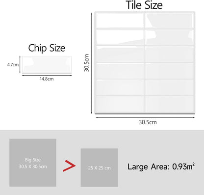 Yoillione Peel and Stick Backsplash for Kitchen: Self Adhesive Wall Tiles for Bathroom - Vinyl Thick Back Splash Tile (10, Light Coffee)