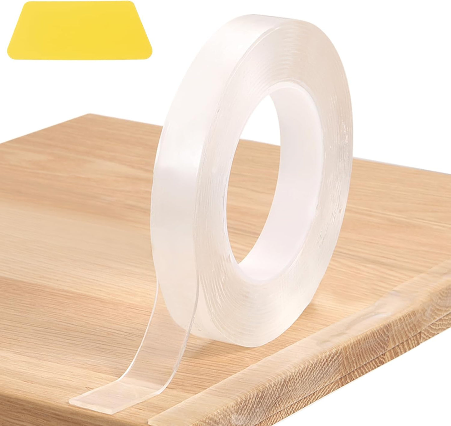 uxcell Clear Edge Protector Strip, 3.94 in x 16.4 ft Sharp Edge Wrap Cover Tape Soft Corner Guards for Furniture Cabinets Drawers Tables Door