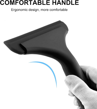 SetSail Shower Squeegee for Glass Doors, Small Squeegee for Shower Glass Door Mini Silicone Squeegee for Window, Door, Bathroom, Mirror, Car Window