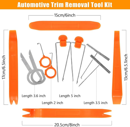 Terminal Pin Removal Tool Kit 82 Pcs Depinning Electrical Connector Pin Extractor Tool Set Wire Terminal Release for Automotive Car Household Devices - Black