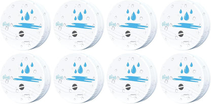 5 Pack Water Leak Detectors for Home, 100dB Waterproof Water Sensor Alarm Leak Detector for Basements, Bathrooms, Laundries, Sinks, and Windows(Battery Included)