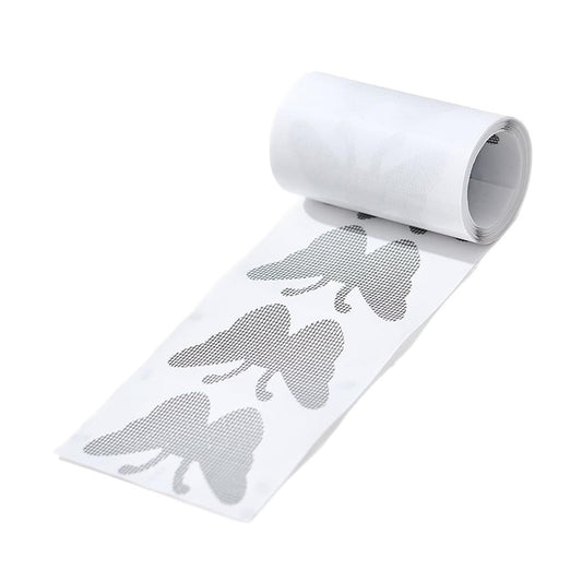 30Pcs Window Screen Patches Repair Kit, Butterfly Shape Window Screen Repair Kit for Mesh Door, Strong Adhesive Fiberglass Quick Tape