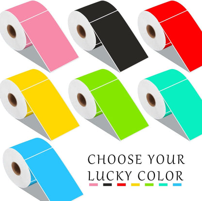PARLAIM 3 X 5 Inch Rectangle Adhesive Color Coding Stickers,Square Inventory Stickers -250 Per Dispenser Box (Fluorescent Green)