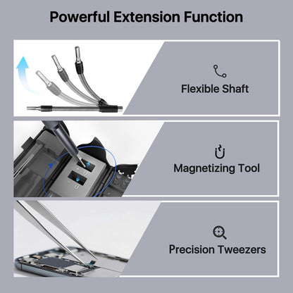 AXTH 25-in-1 Small Precision Screwdriver Set, Professional Magnetic Mini Repair Tool Kit for Phone, Computer, Watch, Laptop, Macbook, Ring Doorbell, Eyeglass, Electronic, [Bearing Steel] Screw Driver